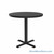 Laminate Cafe Tables, 30" W x 30" D x 29" H, Round, Cross Base