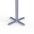 Breakroom Tables, 42" W x 42" D x 42" H, Square Shaped, Cross Base