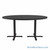 Commercial Cafe Tables, 60" W x 60" D x 29" H, Round Shaped, Cross Base