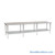 Rear Upturn Stainless Steel Table, 144" W x 24" D, 14-Gauge 304, Includes Undershelf, Stainless Steel Legs Rear Upturn Stainless Steel Table, 144" W x 24" D, 14-Gauge 304, Includes Undershelf, Stainless Steel Legs