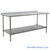 Rear Upturn Stainless Steel Table 72''W x 30''D x 35''H - UT3072E