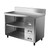 Stainless Steel Table Cabinet, 96" W x 24" D, 1 Adjustable Shelf