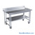 Stainless Steel Nesting Tables, 60" Wide, Includes Backsplash