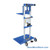 Manual Stacker Lift, 44" D x 143.75" H, Straddle Lift Design, 350 lbs Load Capacity, Includes Deck Platform