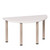 Semi Circle Classroom Table, 21" High