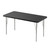 Laminate Activity Tables, 60" W x 24" D, 24x60" Top, Silver Mist