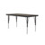 Educational Activity Tables, 60" W x 60" D, Round, Black/chrome