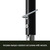 Educational Activity Tables, 72" W x 48" D, Kidney, Black/chrome