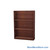 Wood Bookcase Shelves, 37" W x 12" D x 48" H, Single-Side Shelving, Without Casters