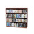 Wood Bookcase Shelves, 181" W x 24" D x 84" H, Double-Side Shelving, Without Casters