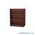 Wood Bookcase Shelves, 37" W x 20" D x 42" H, Double-Side Shelving, Without Casters