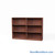 Wood Bookcase Shelves, 73" W x 24" D x 48" H, Double-Side Shelving, Without Casters