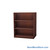 Wood Bookcase Shelves, 37" W x 24" D x 42" H, Double-Side Shelving, Without Casters