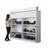 Shelving Security Doors and Shutters, 108" W x 79" H, 96 - 107.99" Width Range, Top Mount