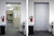 Roll Down Security Door Shutters, 114" W x 100" H, 108 - 113.99" Width Range, Front Mount