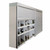 Roll Down Security Door Shutters, 96" W x 124" H, 72 - 95.99" Width Range, Top Mount