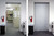 Roll Down Security Door Shutters, 96" W x 124" H, 72 - 95.99" Width Range, Top Mount