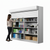 Shelving Security Doors and Shutters, 96" W x 79" H, 72 - 95.99" Width Range, Front Mount