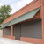 Roll Down Security Door Shutters, 144" W x 100" H, 132 - 143.99" Width Range, Front Mount