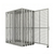 Pull-out Art Storage Rack, 62'' W x  97" D x 96" H