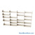 Wall Mounted Shelves, 120" W x 12" D x 78" H, 20 Adjustable Shelves