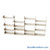 Wall Mounted Shelves, 144" W x 10" D x 54" H, 16 Adjustable Shelves
