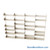 Wall Mounted Shelves, 120" W x 10" D x 84" H, 24 Adjustable Shelves