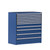 11-Drawer Heavy Duty Modular Drawer Cabinet 60'' Wide - SMS-R5AKG-5808