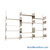 Wall Mounted Shelves, 108" W x 12" D x 66" H, 12 Adjustable Shelves