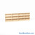 Melamine Bookshelf, 145" W x 24" D x 42" H, Double-Sided Shelving, Without Casters