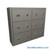 Wall Mounted Gun Locker, 25" W x 8.5" D x 20.25" H, 6 Compartments, 2 Wide x 3 High, Tube Lock