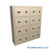 Wall Mounted Gun Locker, 25" W x 8.5" D x 26.25" H, 8 Compartments, 2 Wide x 4 High, Tube Lock