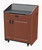Wide Multimedia Lectern with Pocket Door and 14U Rack