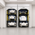 Hospital bed storage lift system with stacked medical beds in a healthcare equipment storage room