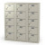 15 Door Cell Phone Locker with Label Holders and Locks - Beige (24 in W x 31 in D x 9 in H)