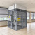 PMB Series vertical reciprocating conveyor with 2000 lb capacity enclosed material lift
