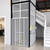 C Series cantilever vertical reciprocating conveyor with enclosed material lift and mezzanine access