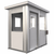 5x8 Modular Security Booth Prefabricated Guard Booth for Dual Lane Traffic Control and Security Screening (67.5 in W x 9