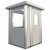 6x6 Modular Security Booth Prefabricated Guard Booth for Access Control Checkpoint for Indoor or Outdoor Use (72 in W x 