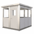 8x10 Modular Security Booth Prefabricated Guard Booth for Security Office for Screening and Access Control (94 in W x 10