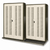 High Density Weapon Storage Sliding Cabinets - 10 Cabinets - 172W x 49.5D x 76H - Three Deep