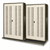 High Density Weapon Storage Sliding Cabinets - 13 Cabinets - 214W x 49.5D x 76H - Three Deep