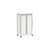 Apollo Double Narrow General Supply Cart 72.4 Inch - Solid Door