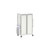 Apollo Double Narrow Multi Length Catheter Cart 72.4 Inch - Solid Door