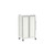 Apollo Double Narrow Shelf and Catheter Basket Cart 72.4 Inch - Solid Door