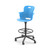 Ethos Five Star Base Chair with Swivel Seating Shell and Soft Wheel Casters - Sky (25 in W x 20 in D x 25 in H)