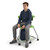 360 Chair with Back, Bookbag Rack, and Soft Wheel Casters - Navy - alternate view (26 in W x 31.25 in D x 26 in H)
