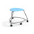 360 Backless Chair with Soft Wheel Casters - Sky (26 in W x 18 in D x 26 in H)