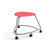 360 Backless Chair with Soft Wheel Casters - Red (26 in W x 18 in D x 26 in H)