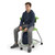 360 Chair with Back, Bookbag Rack, and Soft Wheel Casters - Black - alternate view (26 in W x 31.25 in D x 26 in H)